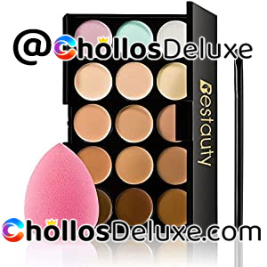 Kit Paleta 15 Colores Sombras de Ojos +Pincel +Esponja