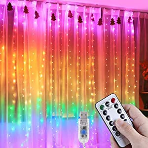 Cadena Luces 280 LEDs 8 Modos +Mando