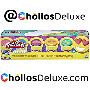 Pack 5 Botes Play-Doh Colores y Felicidad