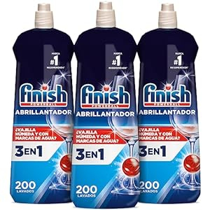 3x Finish Powerball Abrillantador 800ml