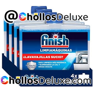 4x Finish Limpiamáquinas Lavavajillas 250ml