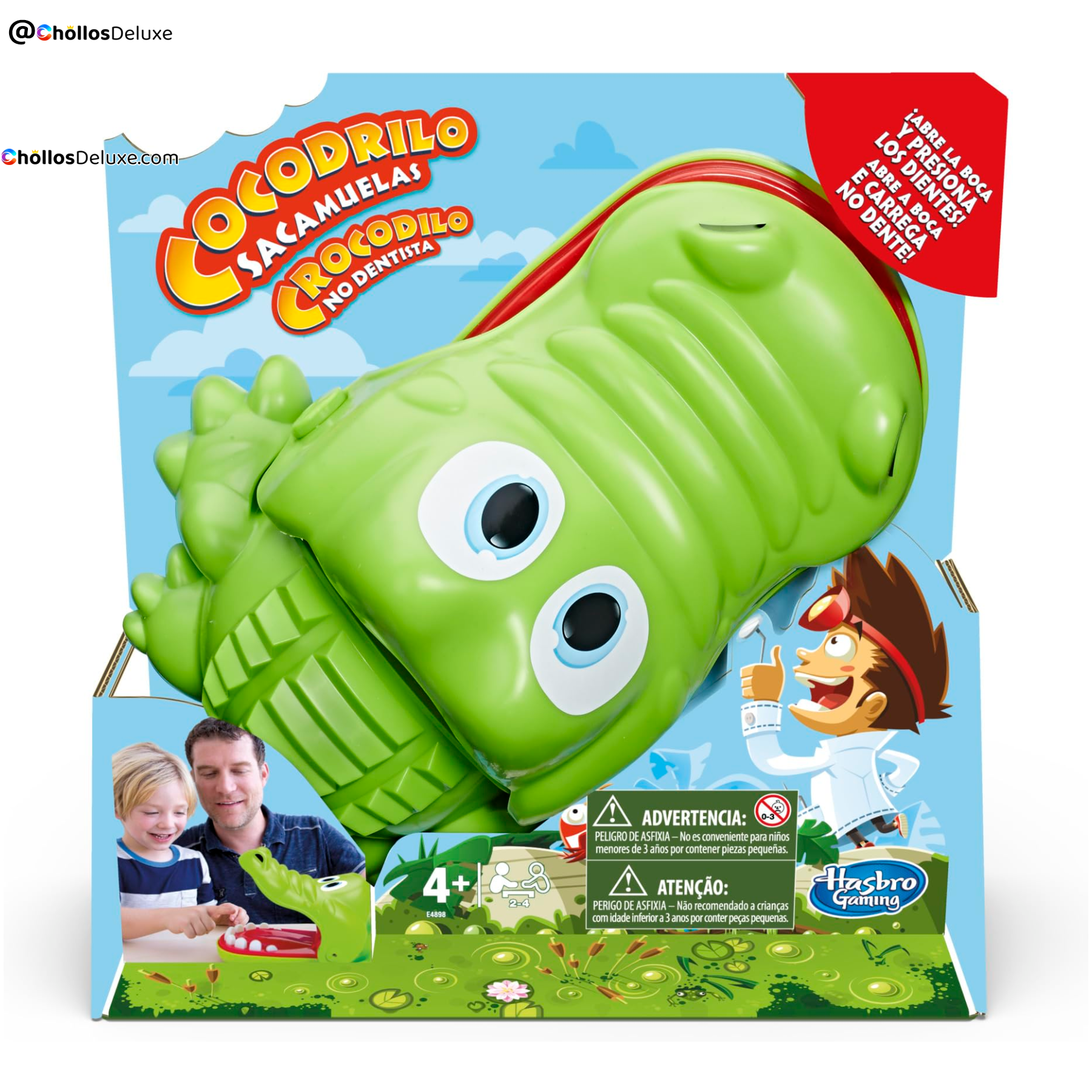 Hasbro Gaming Crocodile Dentist Juego Infantil