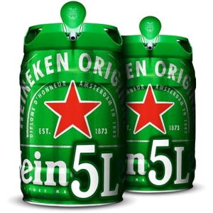 Pack de 2 Barriles Heineken 5 Litros