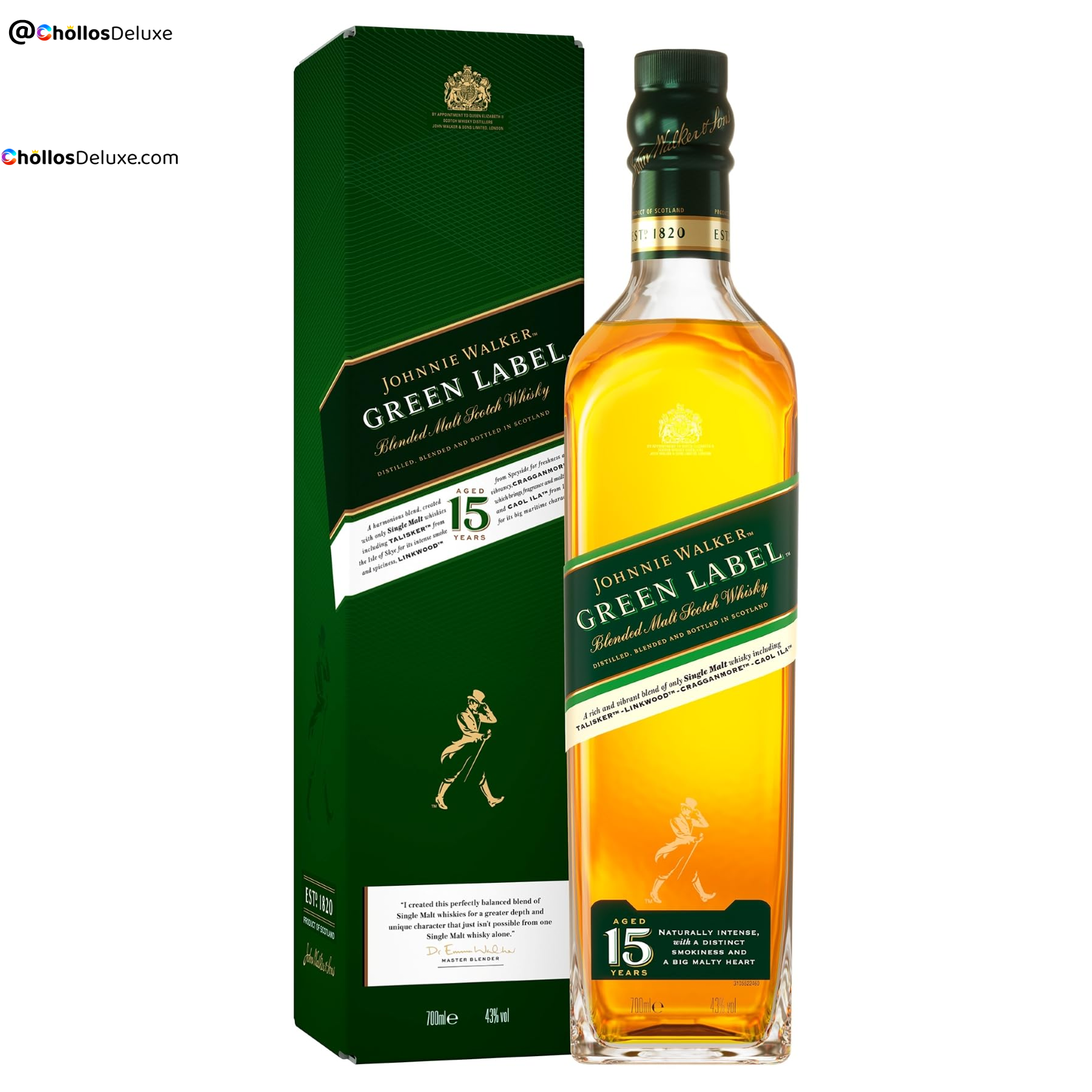 Johnnie Walker Green Label Whisky 700ml