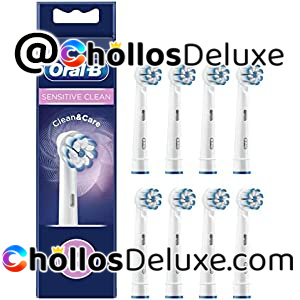 Oral-B Sensitive Clean Pack de 8 Cabezales cepillo de dientes electrico