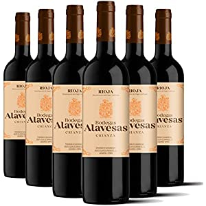 Pack 6 Vino Tinto Crianza Bodegas Alavesas