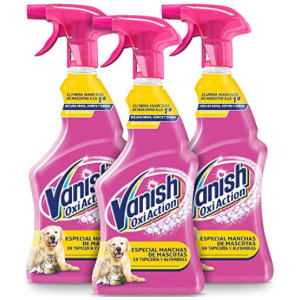 3x Vanish Oxi Action Spray Mascotas 750ml