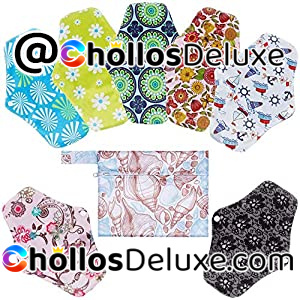 Pack 7 Compresas Reutilizables +Bolsa