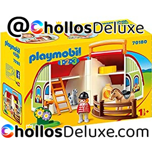 Playmobil 1.2.3 Mi Primera Granja Maletín