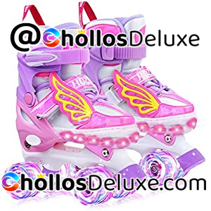Patines 4 Ruedas con Luces en Ruedas