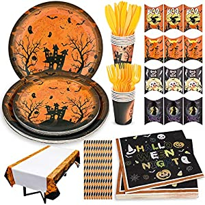 Set 105 piezas Vajilla Halloween