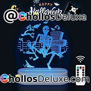 Lámpara De Noche 3D Halloween