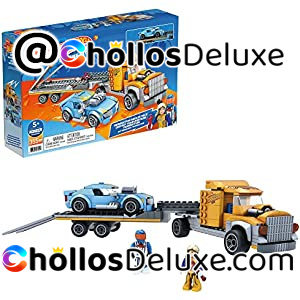 Mega Construx Hot Wheels Camión de Transporte y Coche Carreras