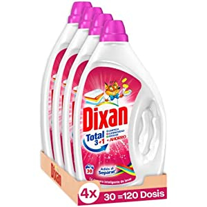 Pack 4 Dixan Detergente Líquido Adiós al Separar 120 Lavados