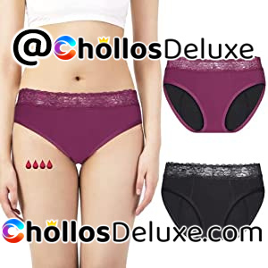Pack 2 Bragas Absorbentes Menstruales