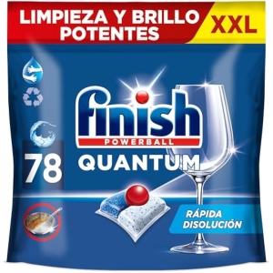 78 Pastillas Lavavajillas Finish Powerball Quantum