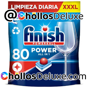 80 Pastillas Finish Powerball All in 1 Max