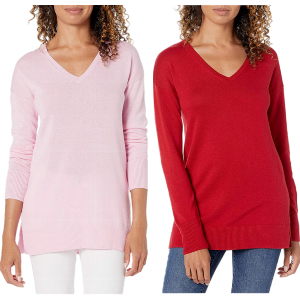 Jersey Manga Larga Cuello Pico Mujer