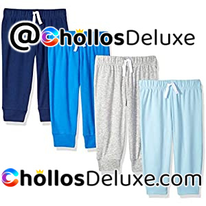 Pack de 4 Pantalones Cintura Elástica Bebé