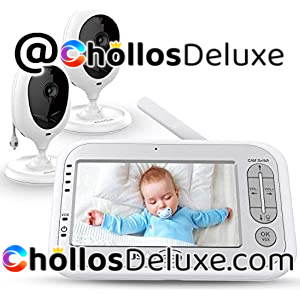 Monitor Vigilabebés Inalámbrico con 2 Cámaras