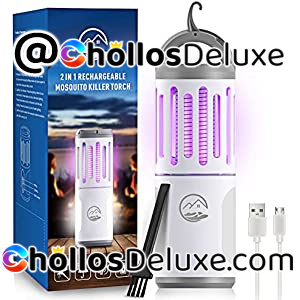 Lámpara LED Portátil Antimosquitos 1800mAh.