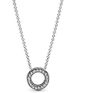 Pandora Collar Plata de Ley Corazones