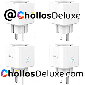 Pack 4 Enchufes Inteligentes WiFi Alexa/Google
