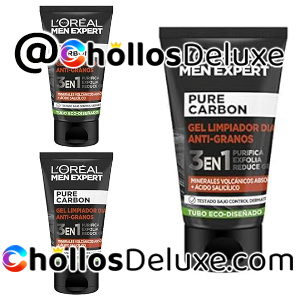 3x L'Oréal Paris Men Expert Pure Carbon Gel Antigranos