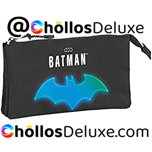 Safta Batman Bat-Tech Estuche 3 Compartimentos