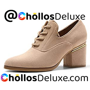 Zapatos de Tacón con Cordones
