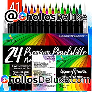 Set 41 Piezas Rotuladores Punta Pincel