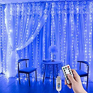 Cortina Luz LED IP44 +Mando Control Remoto
