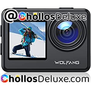 Cámara Deportiva 4K 24MP Doble Pantalla