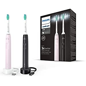 Pack de 2 Cepillos Eléctricos Sónicos Philips Sonicare 3100