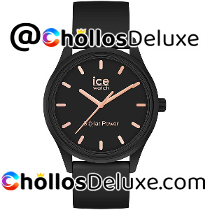 Ice-Watch Ice Solar Power Black Rose-Gold Reloj