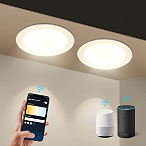 Pack de 2 Focos LED WiFi Inteligentes Alexa/Google