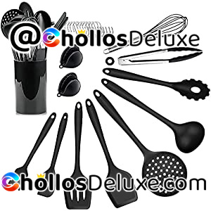 Set de 12 Utensilios de Cocina Silicona