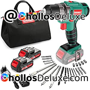 Taladro Atornillador 12V +2 Baterías +Extras