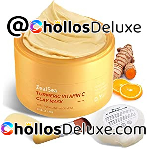 Mascarilla Facial de Arcilla con Cúrcuma y Vitamina C +Extras