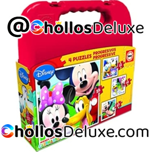Educa Mickey Mouse Maletín Puzzles