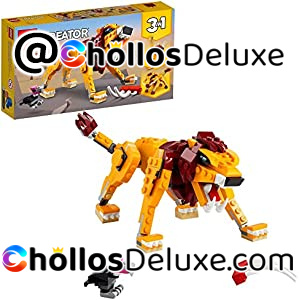 Lego Creator 3 en 1 León Salvaje, Avestruz y Jabalí
