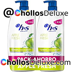 2x H&S Champú Anticaspa Apple Fresh 1L
