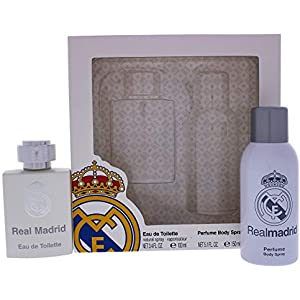 Set Real Madrid Eau de Toilette +Spray de Cuerpo Hombre