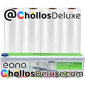 Pack 4 Rollos Bolsas de Vacio 20x500cm