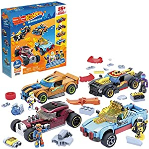 Set Mega Construx Personaliza Tu Coche Hot Wheels