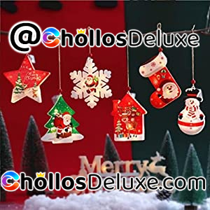 Pack 6 Luces LED Colgantes Navidad