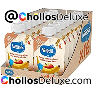 Pack 16 Unidades Nestlé Bolsita Puré Frutas y Cereales