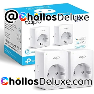 Pack 2 TP-Link Tapo P100 Enchufes Inteligentes WiFi