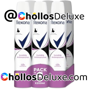 6x Rexona Invisible Desodorante 200ml