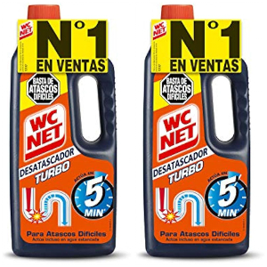 2x WC Net Turbo Desatascador 1L